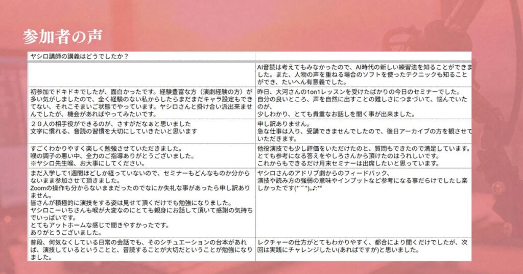 6月度zoomセミナーの感想